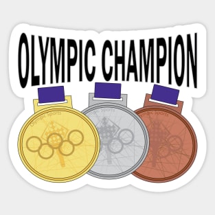 Olympic Champion Sticker